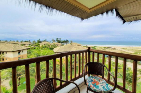 VISTA MAR DE CINEMA Studio Pé Na Areia Nascente, 4 Pessoas, Ar Condicionado Suíte e Sala, Condomínio VG Sun Cumbuco